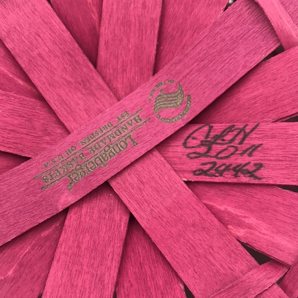 NWT Longaberger 2011 Summer Lovin' Small Ware Basket w/Liner Signed & Dated - Picture 4 of 12